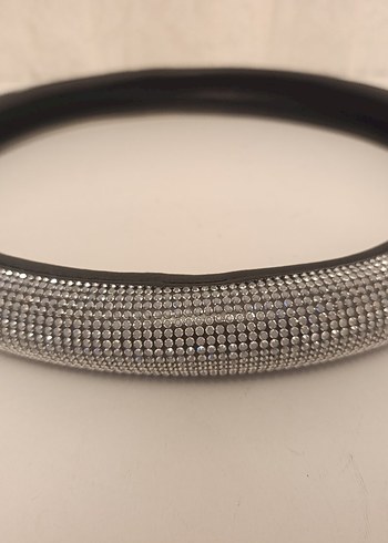 GEÇMELİ DİREKSİYON KILIFI GÜMÜŞ TAŞLI - Görsel 3