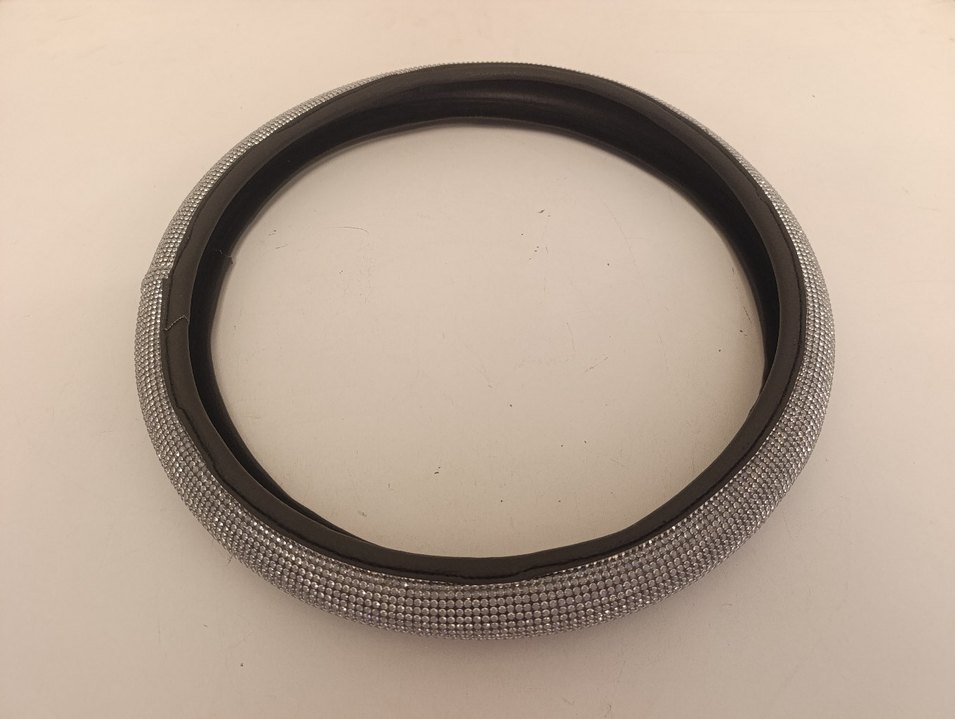 GEÇMELİ DİREKSİYON KILIFI GÜMÜŞ TAŞLI - Görsel 2