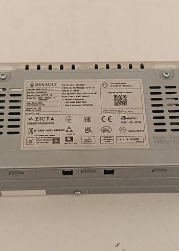 DACİA YENİ KASA ORJİNAL TEYP - Görsel 4