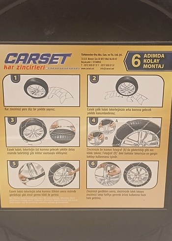CAR SET 9 TAKMATİK KAR ZİNCİRİ SIFIR - Görsel 5