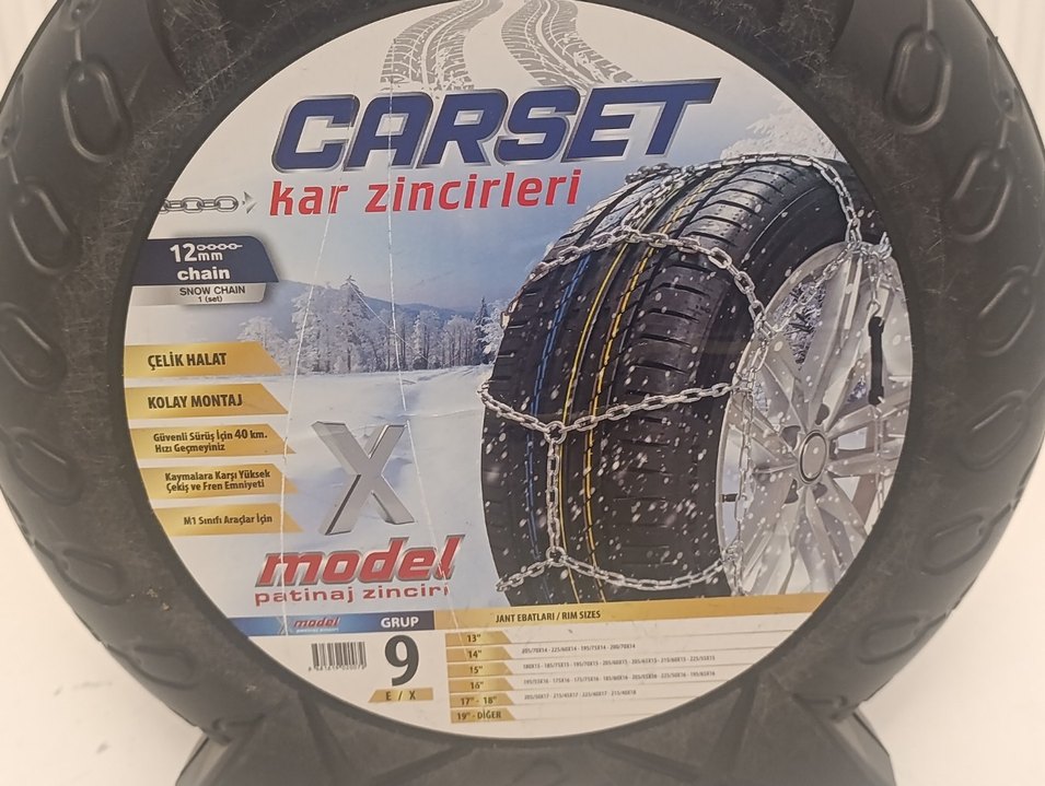 CAR SET 9 TAKMATİK KAR ZİNCİRİ SIFIR - Görsel 3