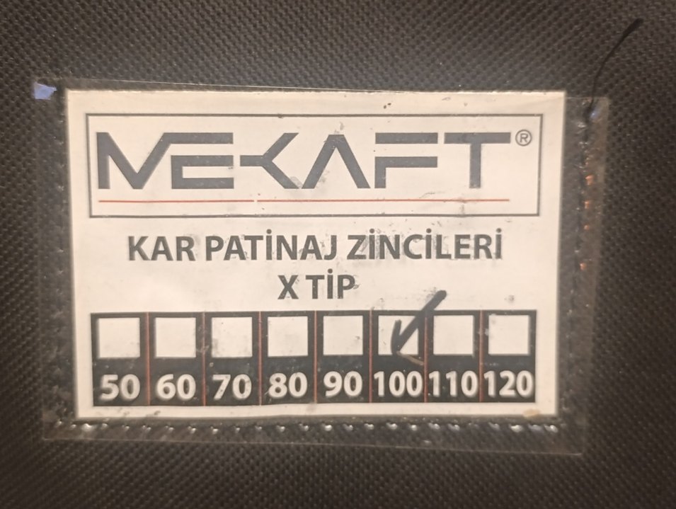 MEKAFT 10 TAKMATİK KAR ZİNCİRİ X TİP SIFIR - Görsel 3