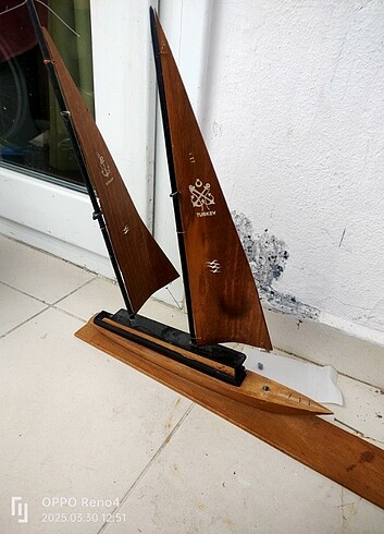 Hobi ahşap yelkenli  - Görsel 3