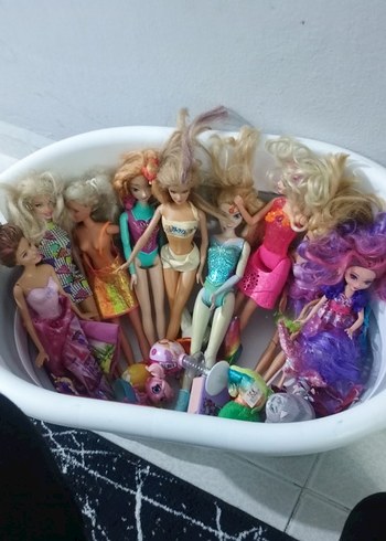 Barbie bebekler Pastel Renkli Bebek Seti - Görsel 3
