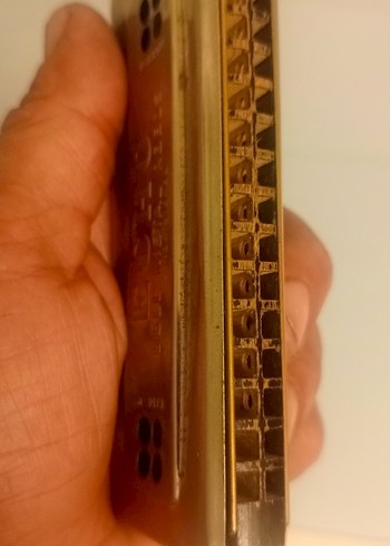 mızıka Altın Renk Metal - Görsel 5