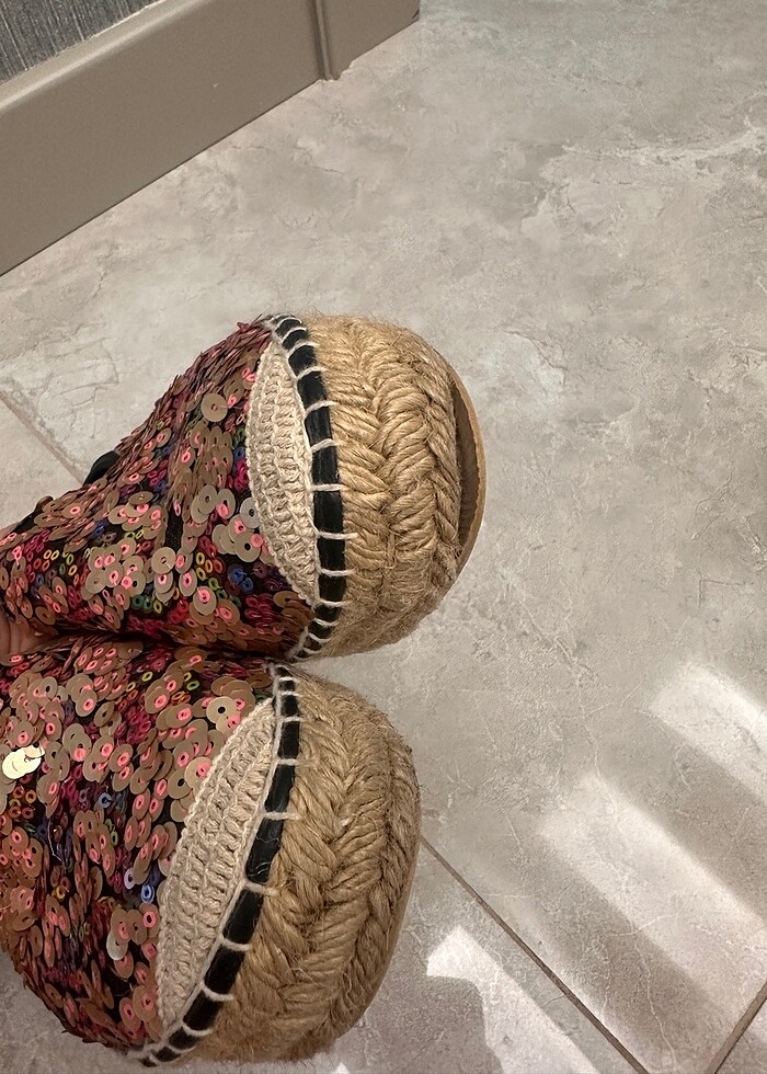 Twist pullu espadril ayakkabı - Görsel 2