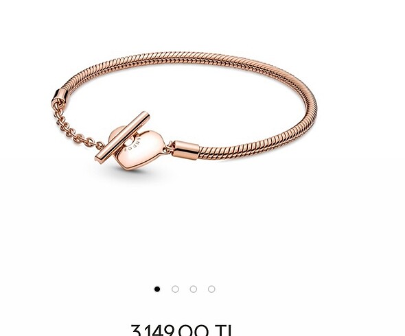 Pandora rose gold bileklik
