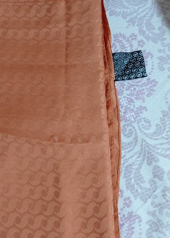 Parlak Kahverengi Kadın Şal - Görsel 2