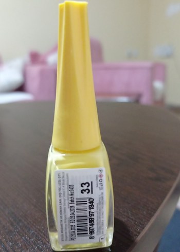 Pastel Sarı Oje - Deine Keratin İçerikli - Görsel 3