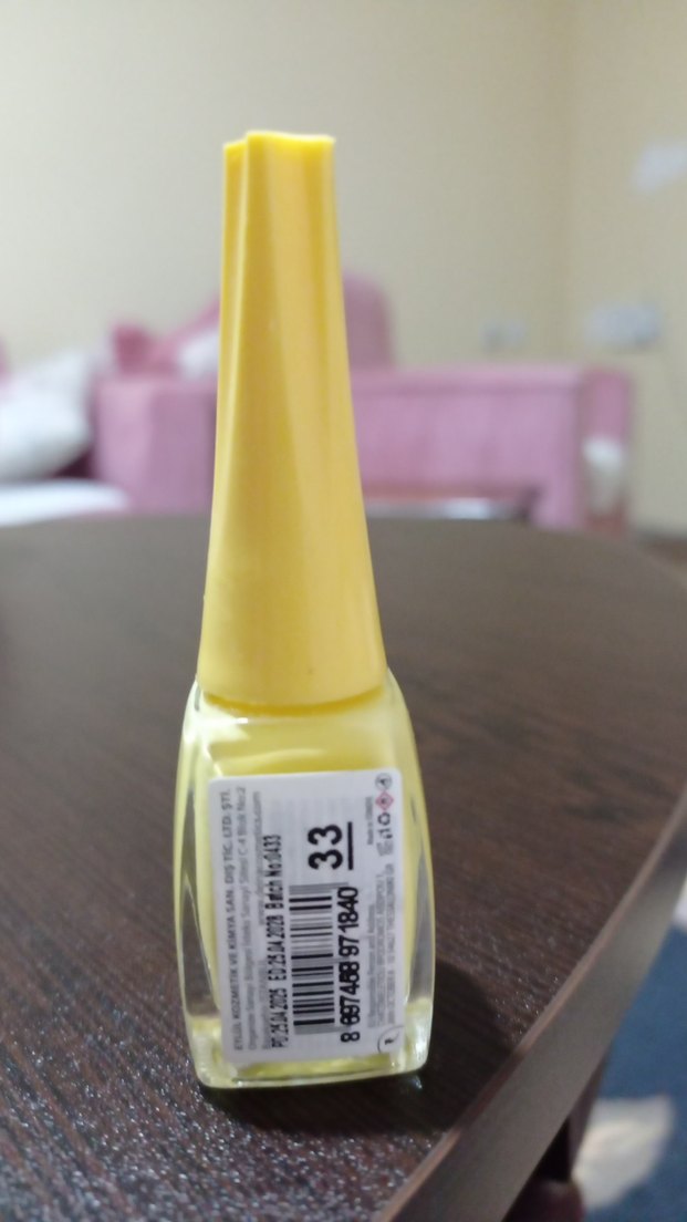 Pastel Sarı Oje - Deine Keratin İçerikli - Görsel 3