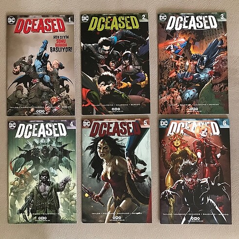 DCeased çizgiroman (tam set 1-6)