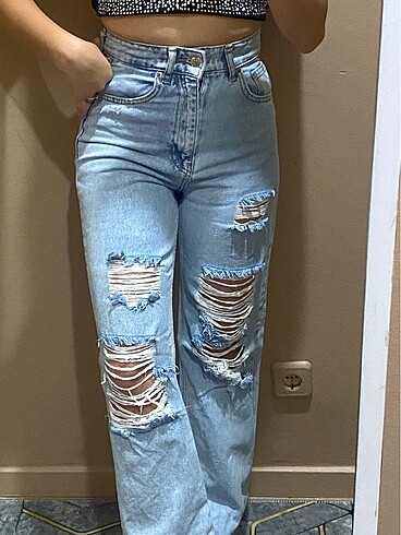 Zara Zara tam kalıp jean