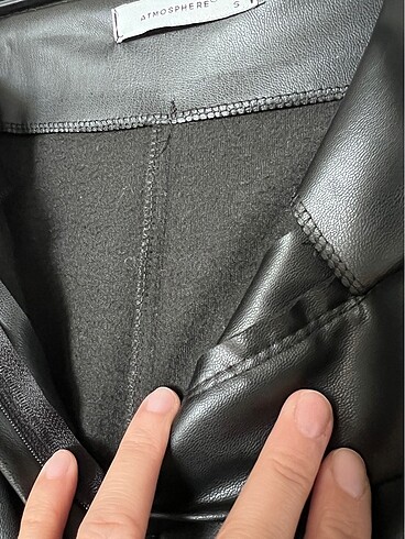 Suni deri pantolon - Görsel 5