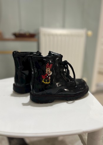 Kız Çocuk Siyah Rock Punk Botlar - Görsel 2