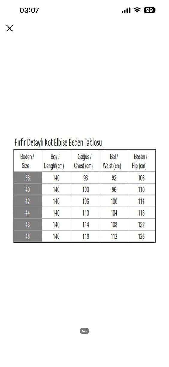 Uzun Kol Denim Elbise - Lacivert - Görsel 3