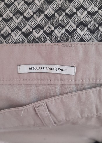 LC Waikiki Düğmeli Bej Kadın Kumaş Kapri