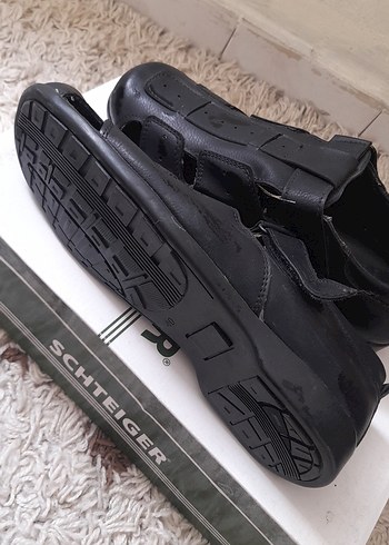 Siyah Tokalı Erkek Sandalet - Görsel 5