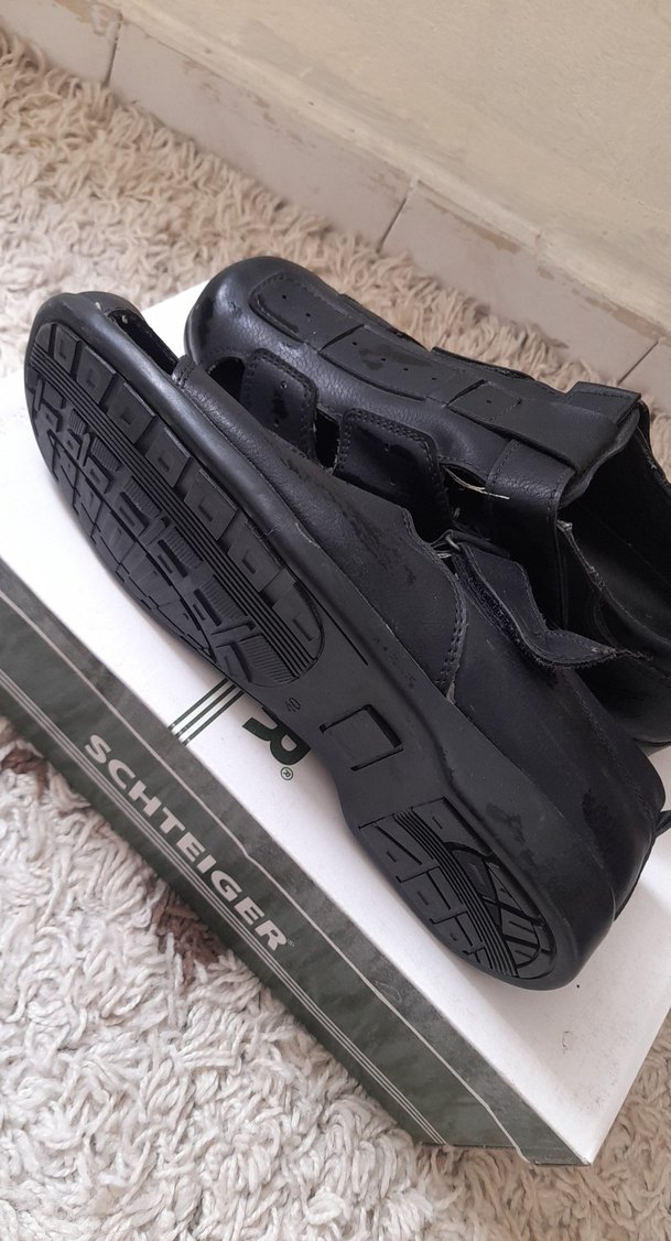 Siyah Tokalı Erkek Sandalet - Görsel 5