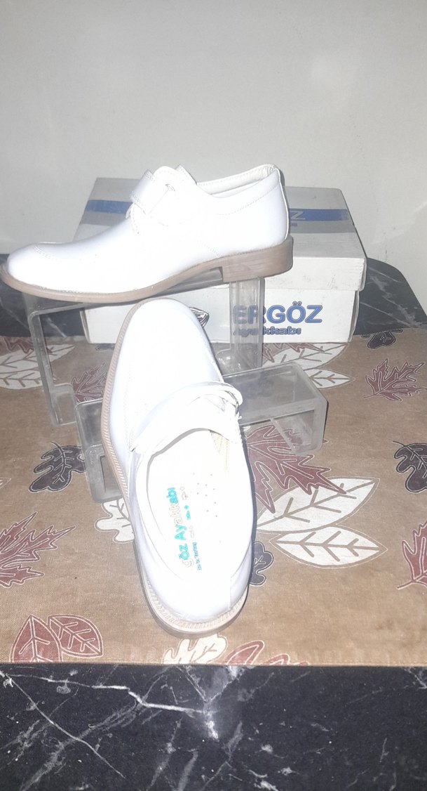 Beyaz Erkek Çocuk Özel Gün Ayakkabısı - Görsel 5
