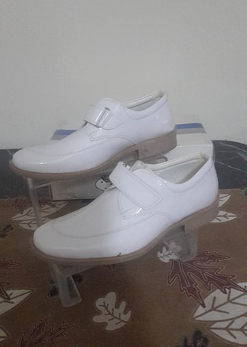 Beyaz Erkek Çocuk Sünnet Ayakkabısı - Görsel 3