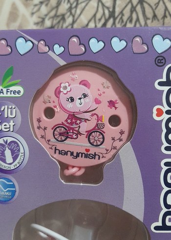 Hanynish Pembe Bebek Hediye Seti - Görsel 7