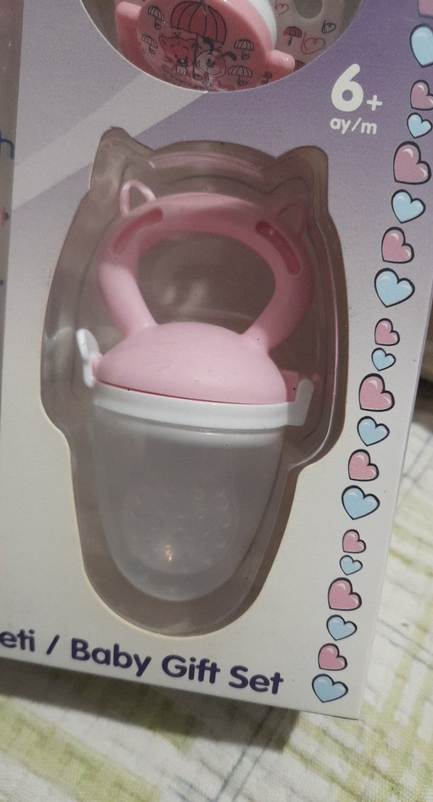 Hanynish Pembe Bebek Hediye Seti - Görsel 5