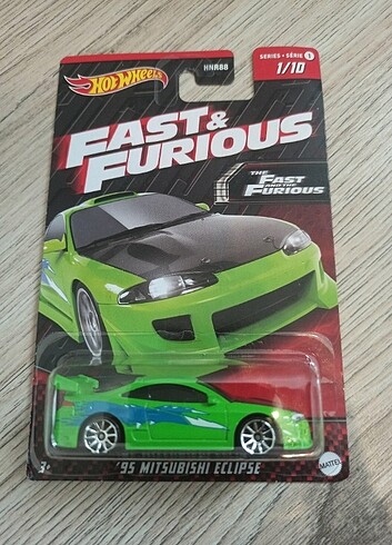 Fast and furious Mitsubishi eclipse stok mevcut