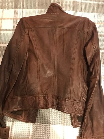 Bershka deri ceket - Görsel 6