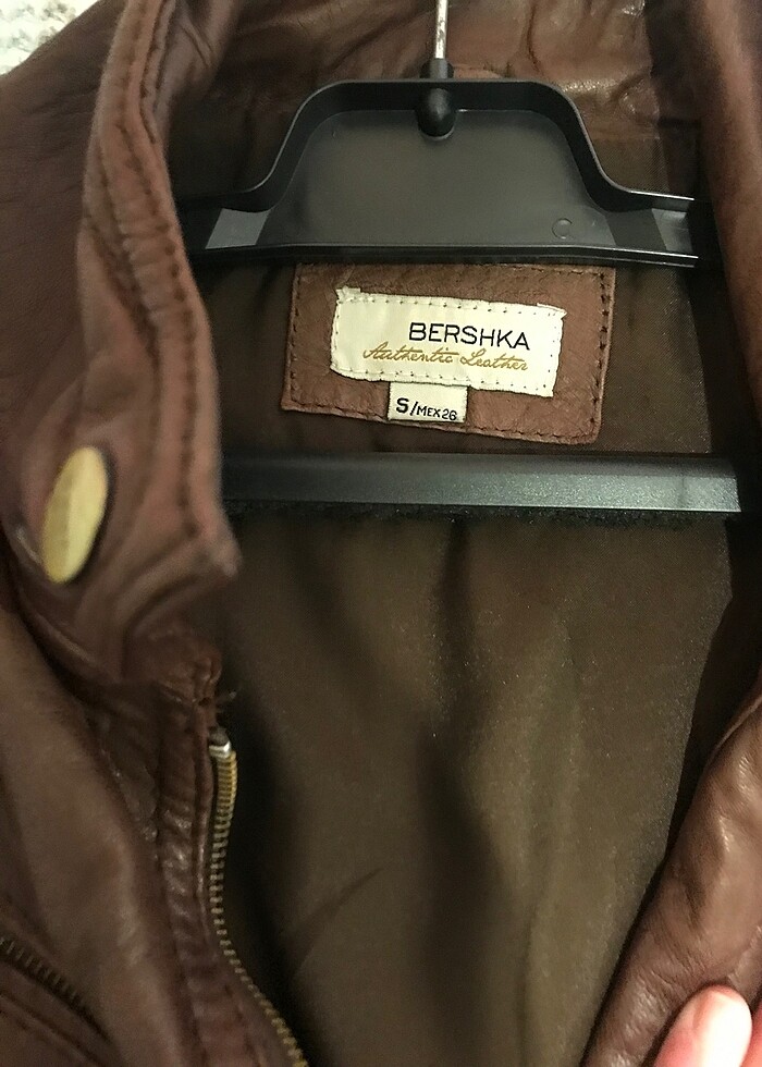 Bershka deri ceket - Görsel 2