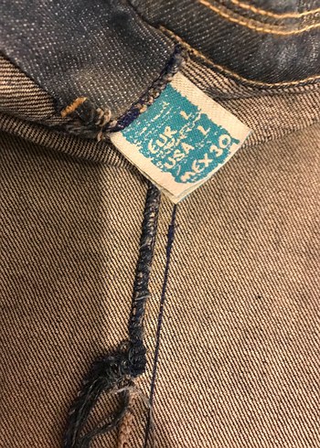 38 Beden kahverengi Renk Zara Düğmeli Kahverengi tonlarda Denim Kadın Ceket 38 beden
