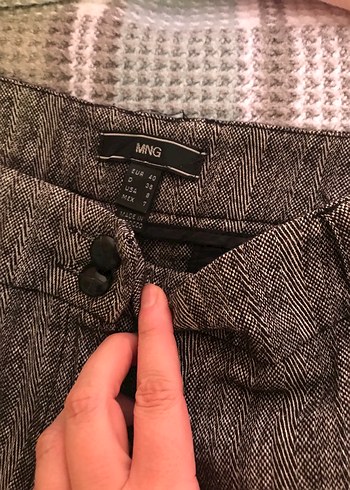 Mango yünlü Kadın Pantolon - Görsel 3