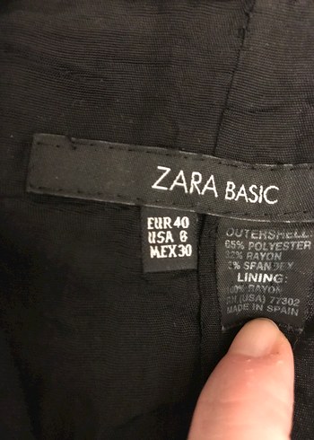 Siyah Düğmeli Kadın Blazer Ceket pantolon Takım - Görsel 3