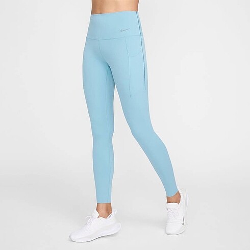 Nike Nike Dri-Fit Universa Kadın Mavi Tayt