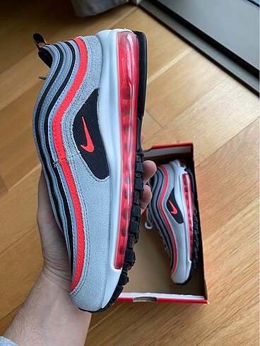 38 Beden kırmızı Renk Nike Air Max 97 GS