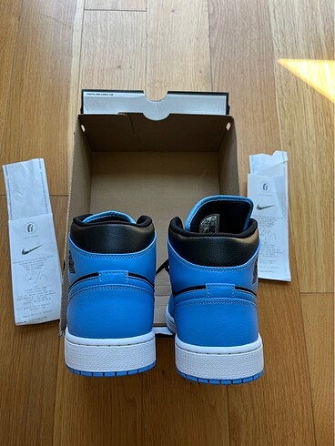Nike Jordan 1 Mid Blue Black ( 46 )