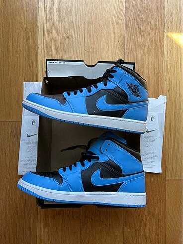 Jordan 1 Mid Blue Black ( 46 )