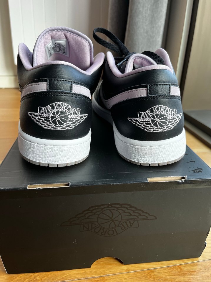 Air Jordan 1 Low SE Black Iced Lilac / 46 / - Görsel 5