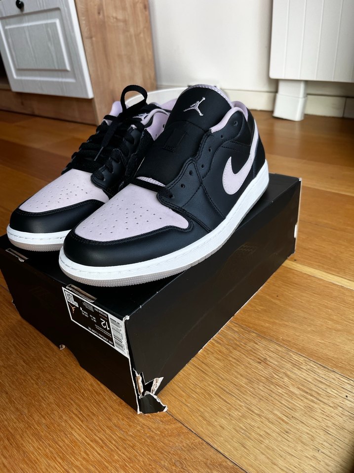 Air Jordan 1 Low SE Black Iced Lilac / 46 / - Görsel 4