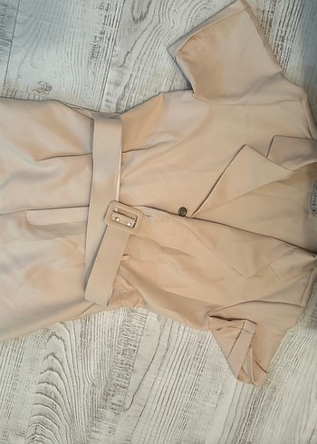 Kemerli Bej Mini Tulum - Görsel 2