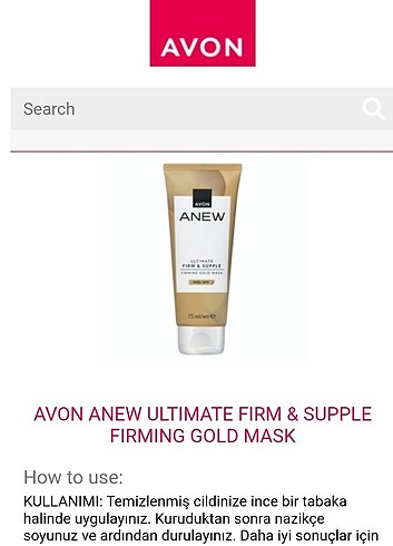 Anew Altın İçeren Soyulabilen Yüz Maskesi 75ml - Görsel 3