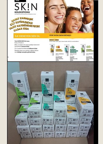 Yeni Avon SK!N Koleksiyonu Cilt Kremleri