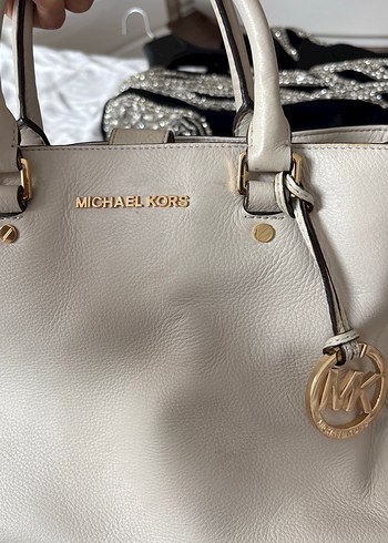 Michael Kors Michael Kors Beyaz Deri Kadın Çanta