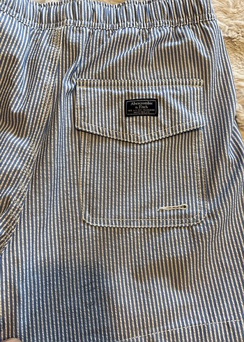 Mavi Çizgili Erkek Mini Mayo Şort - Görsel 4