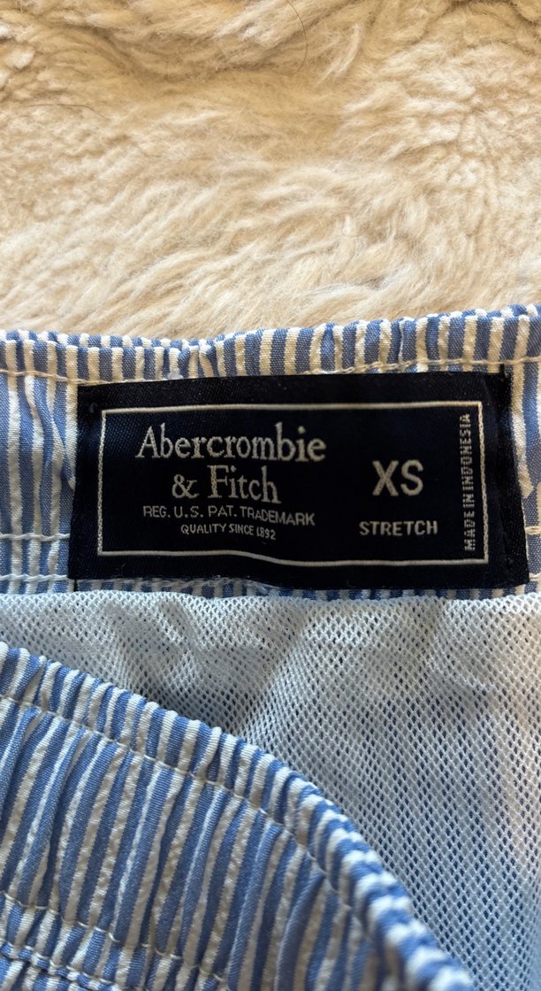 Mavi Çizgili Erkek Mini Mayo Şort - Görsel 2