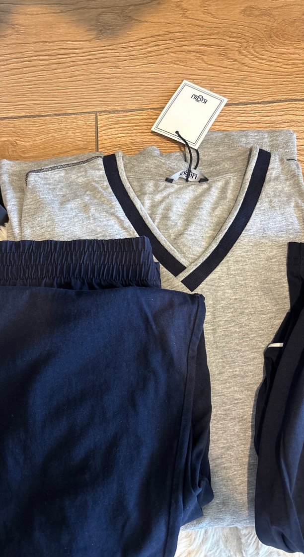 Kiğılı Pamuklu 3'lü Penye Pijama Takımı - Görsel 3