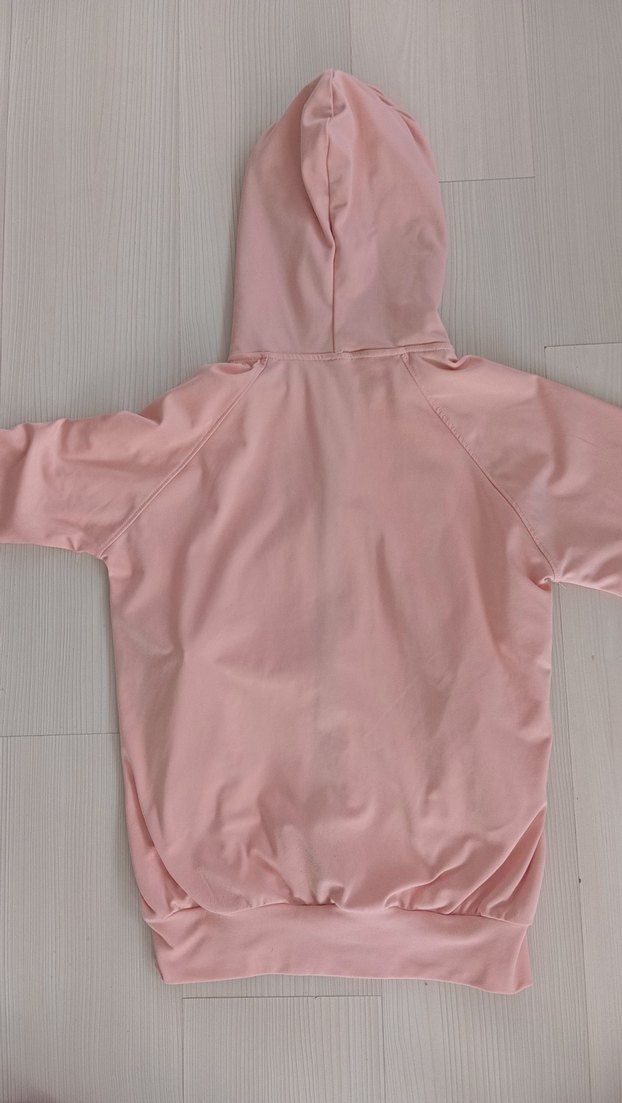 Pembe Kapüşonlu hırka - Görsel 3