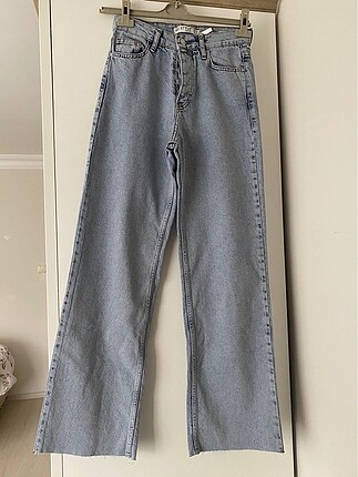 wide jean yeni etiketli zara bershaka