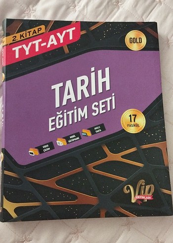 TYT-AYT Tarih Eğitim Seti 2. Kitap Gold