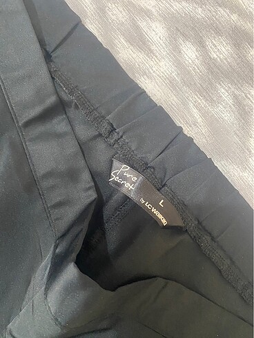 l Beden siyah Renk Siyah saten pijama takımı Lc Waikiki