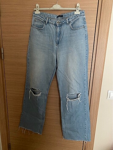 Trendyol mavi wide leg jean